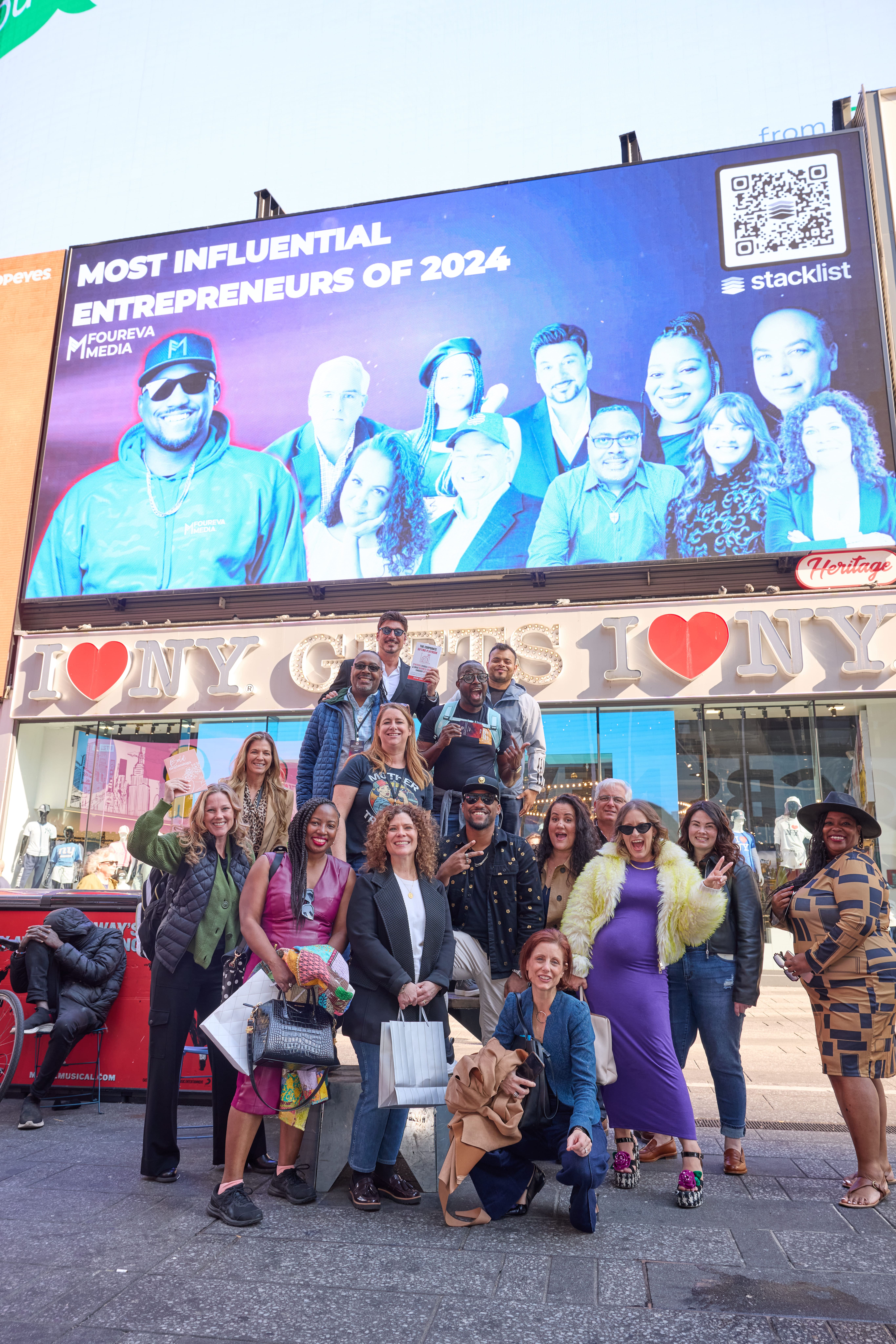 Time Square billboard group shot - web